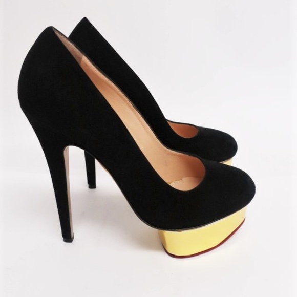 Charlotte Olympia Dolly Island Platform Sz 37 - Picture 4 of 8